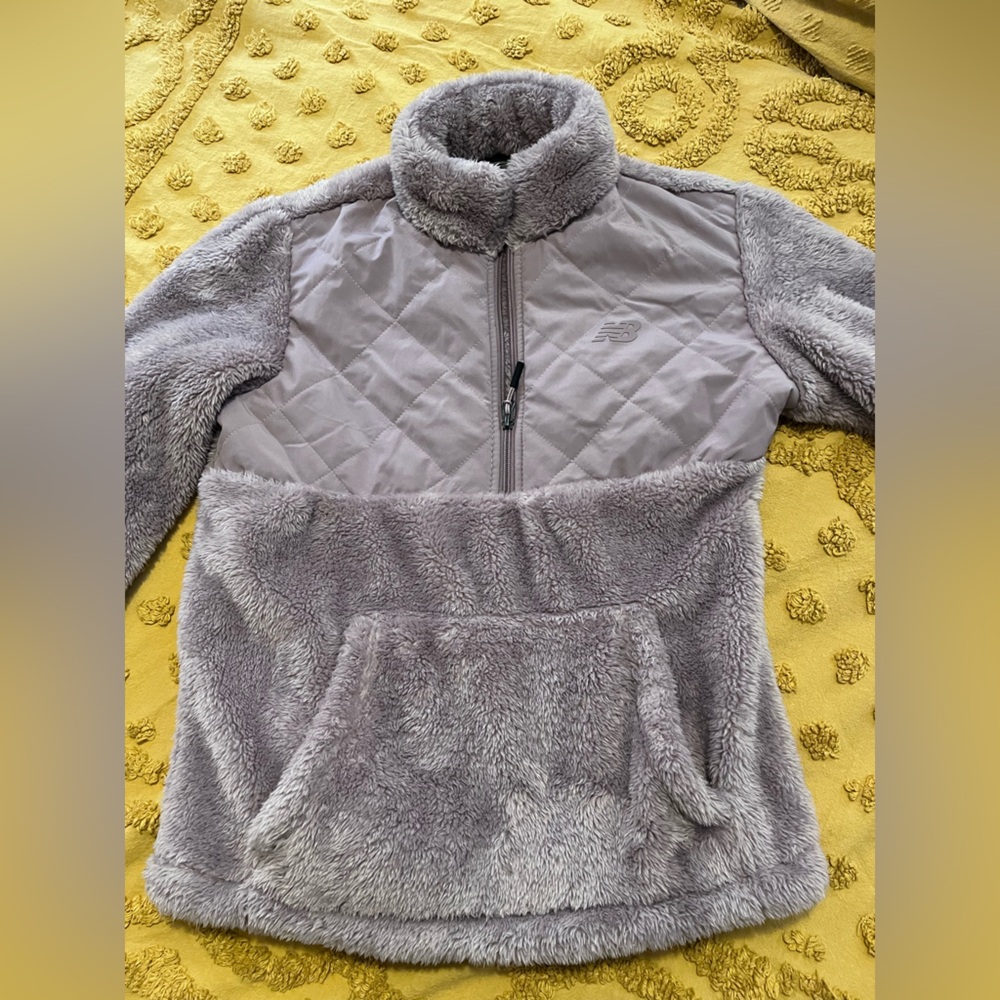 NWOT Lavender New Balance Half Zip Fleece Jacket Size Small